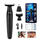 ماشین اصلاح و بادیگروم موی بدن و صورت کیمی مدل KM- 114