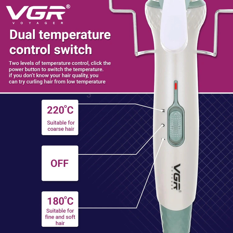 فر کننده موی برقی حرفهای وی جی آر مدل V-597 | حالت 5 لول